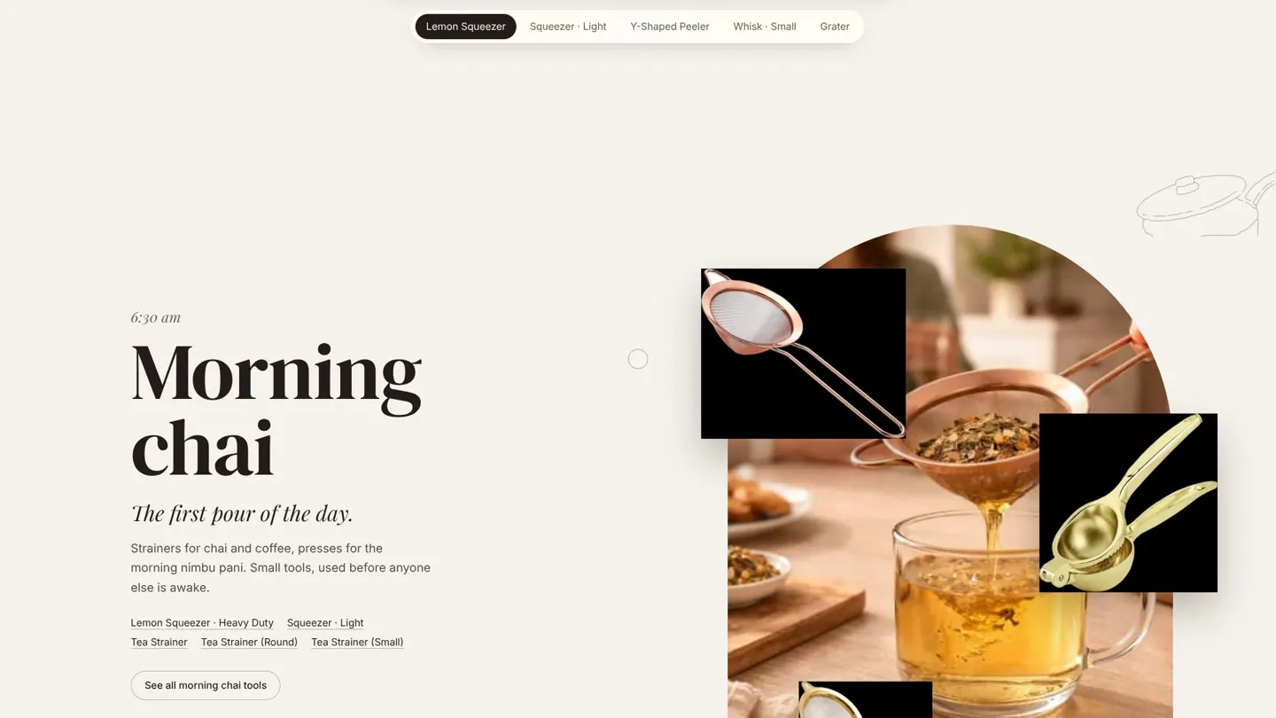 Daily Rituals website