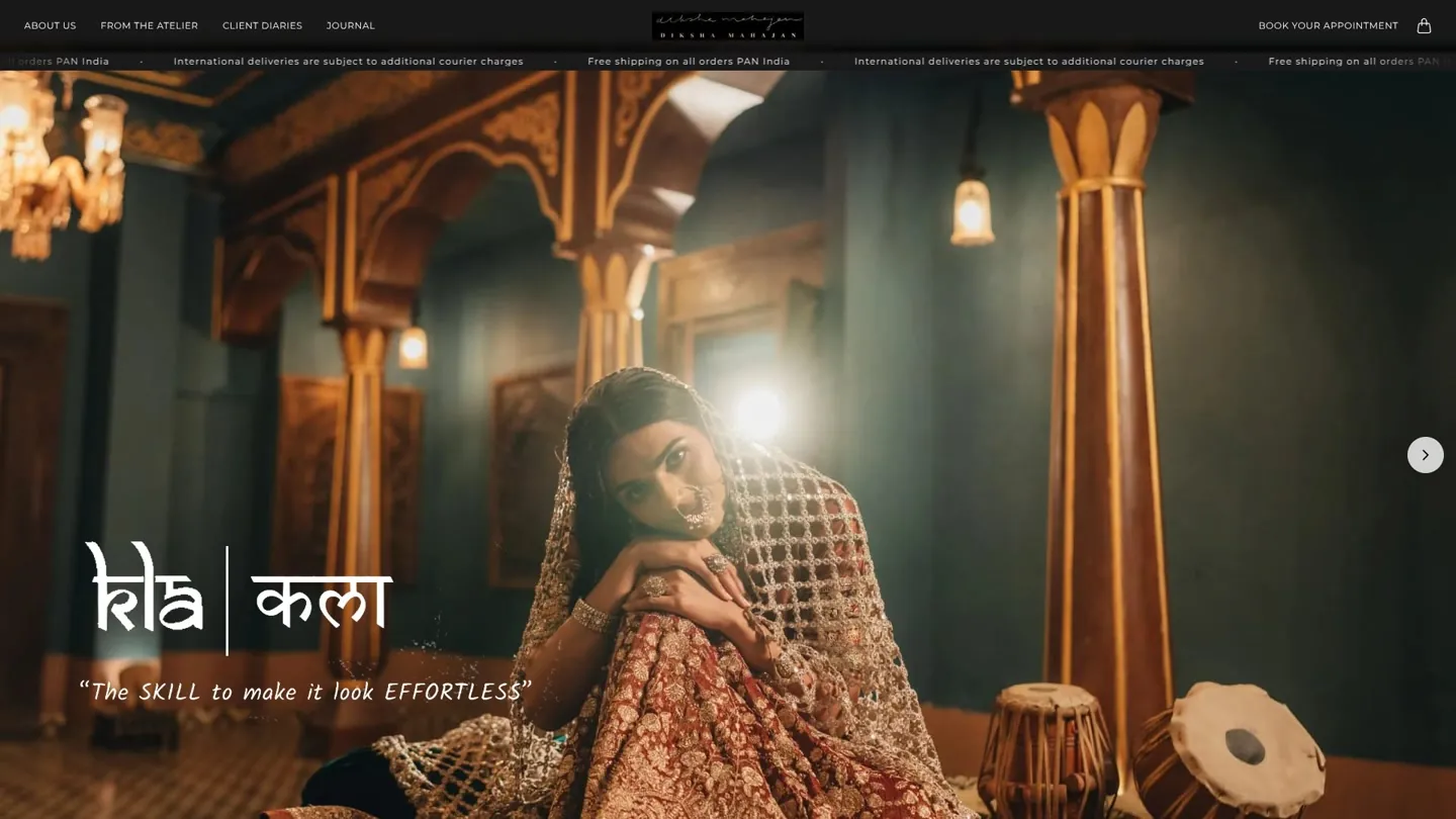 Diksha Mahajan website