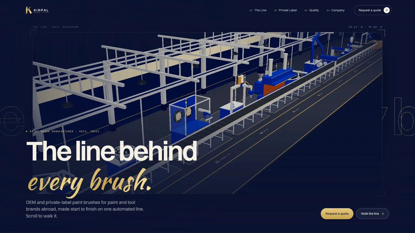Kirpal Brush website