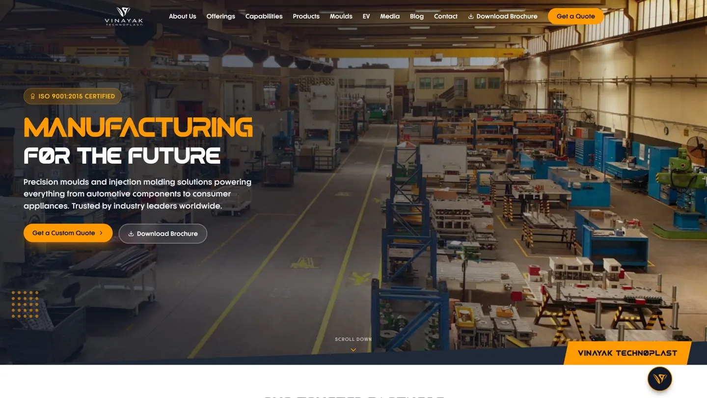 Vinayak Technoplast website